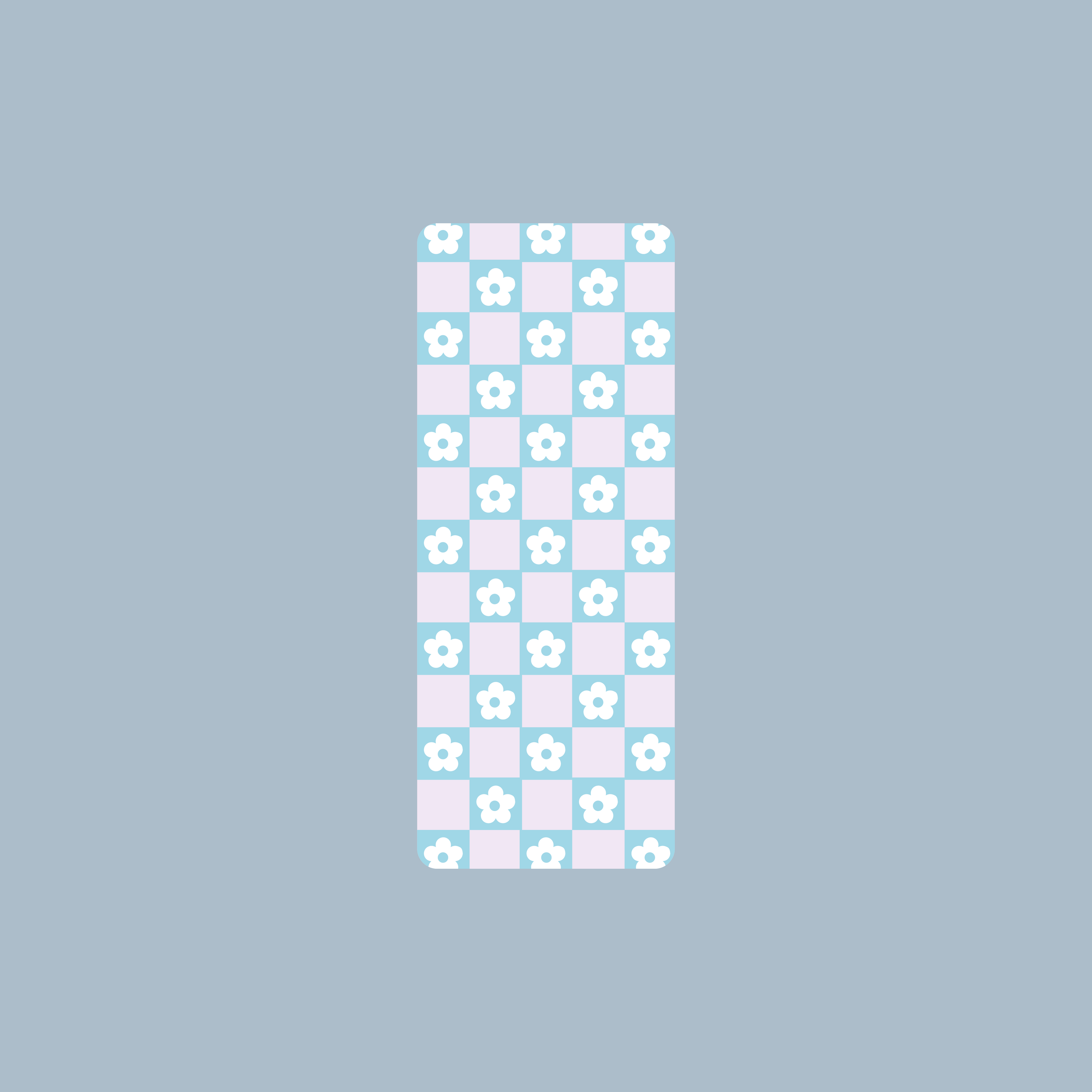 Marque-pages - Carreaux fleurs