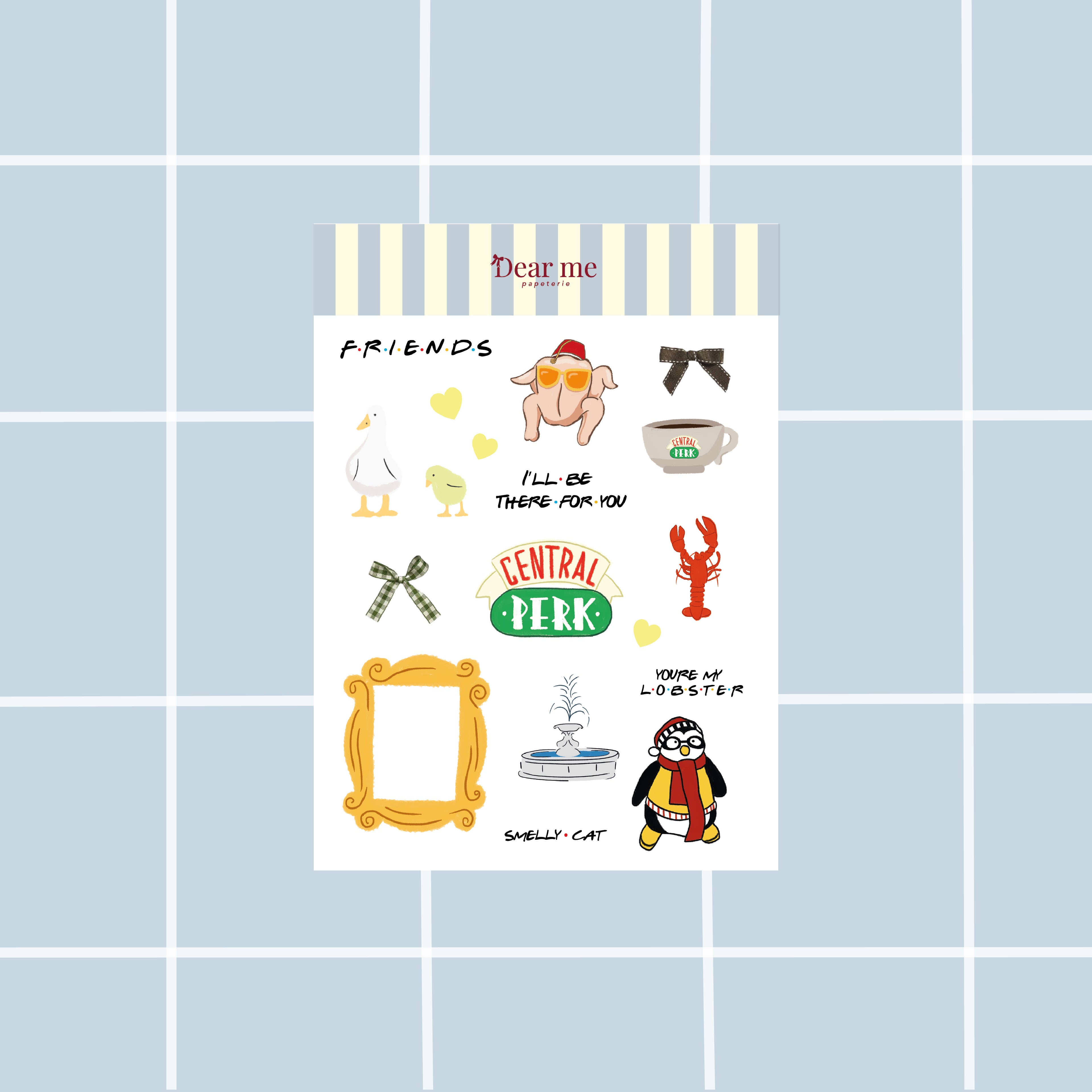 Planche stickers A5 - Friends inspiration