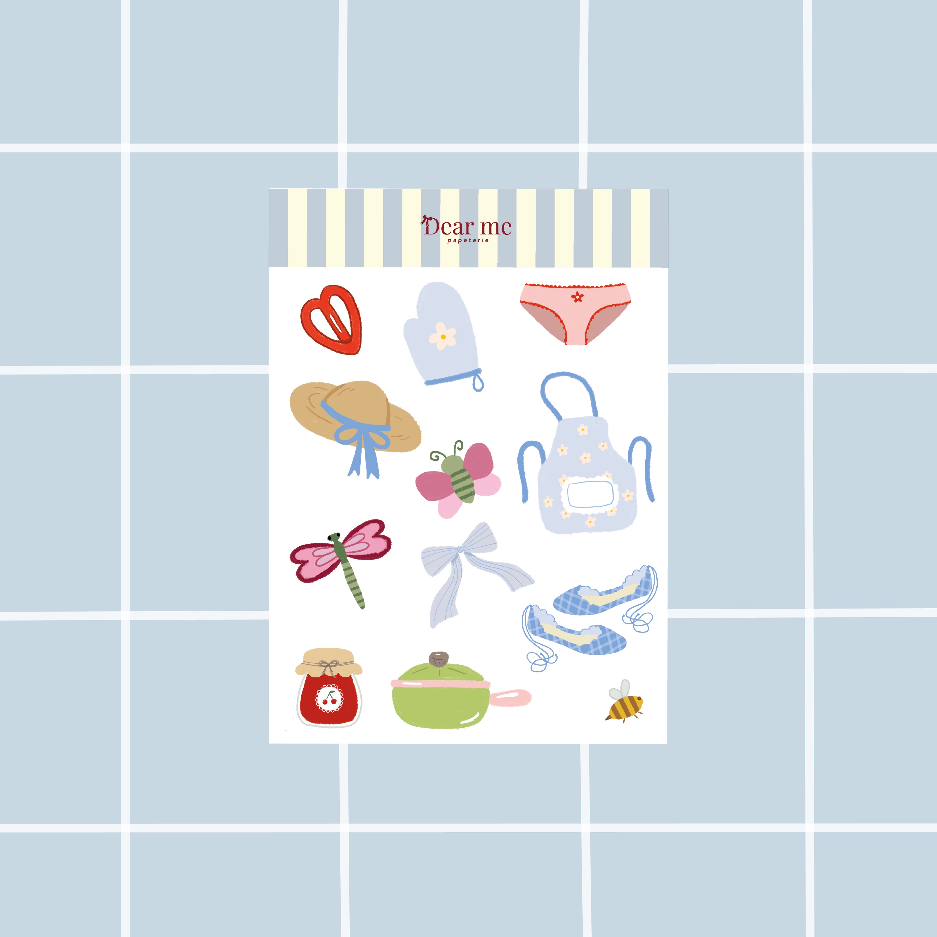 Planche stickers A6 - Beaux jours