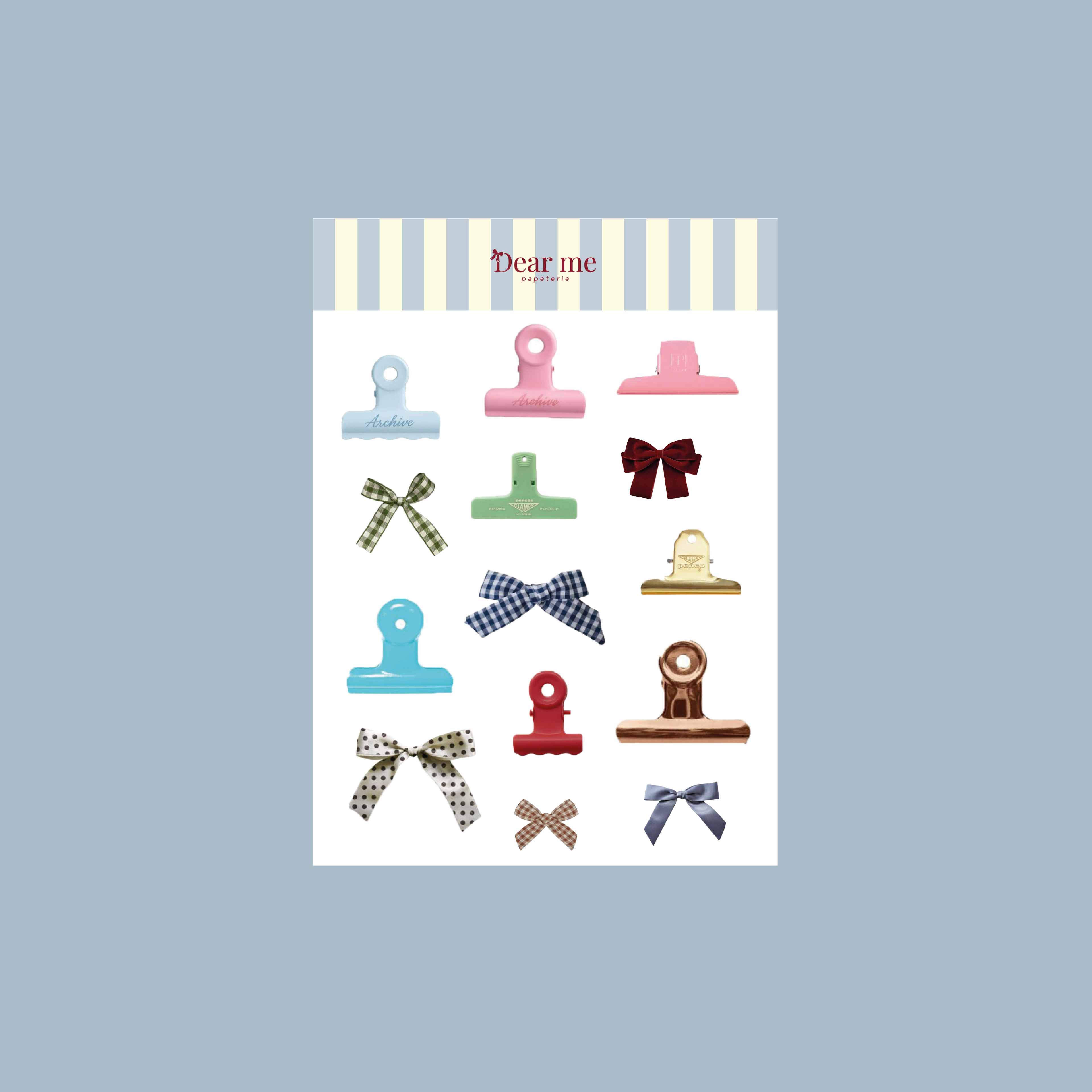 Planche stickers A5 - Pinces