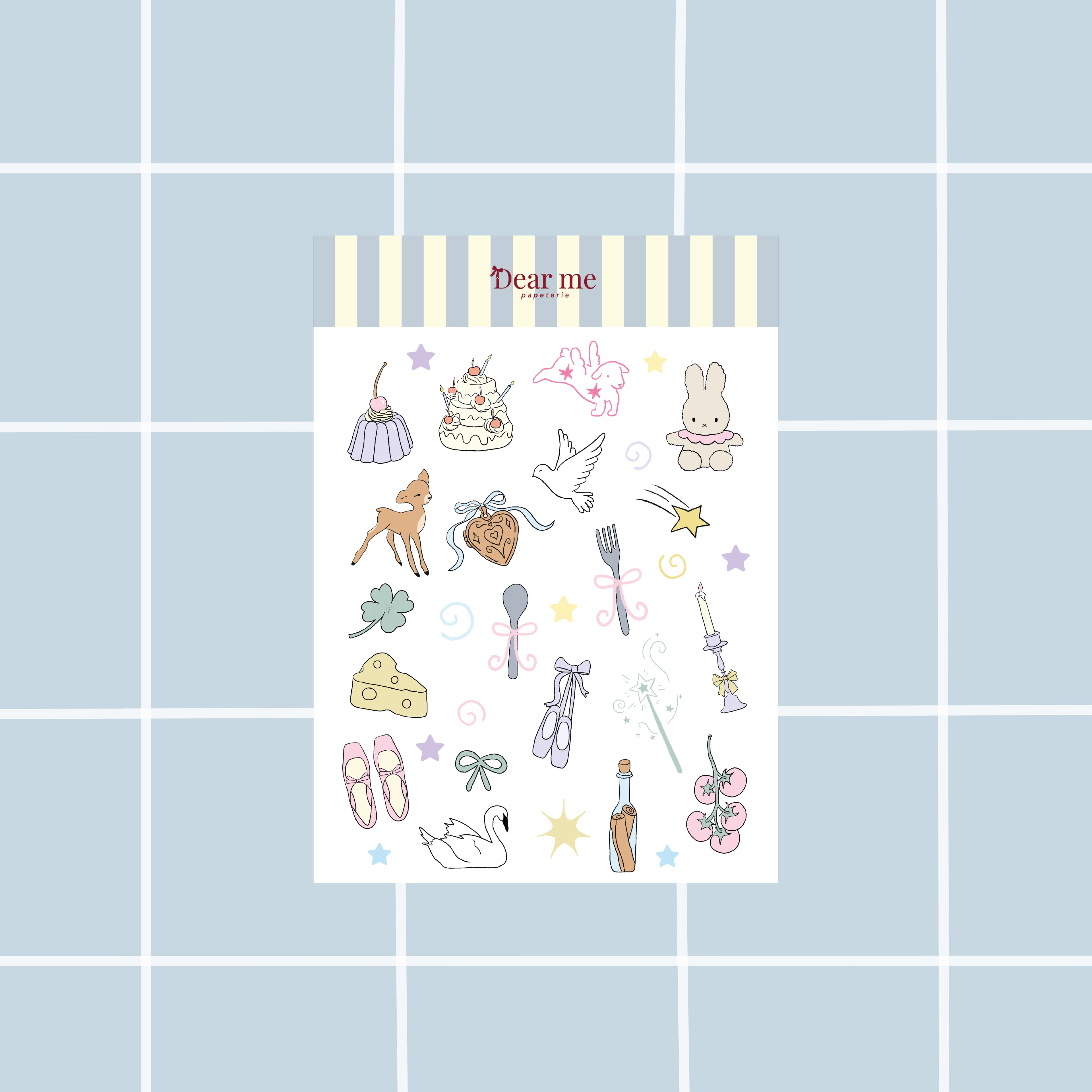 Planche stickers A5 - Whimsy