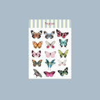 Planche stickers A5 - Papillons