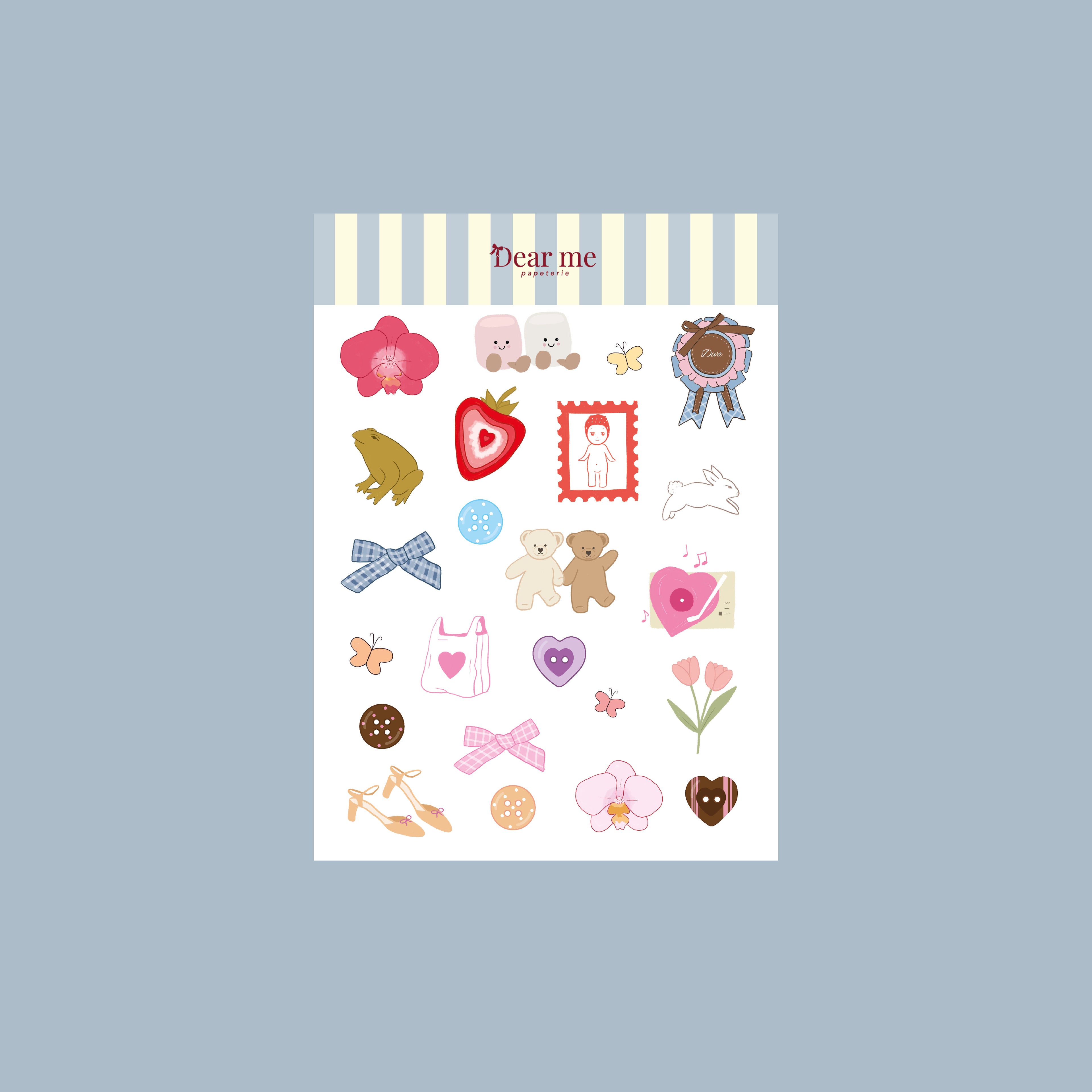 Planche stickers A5 - Girly things