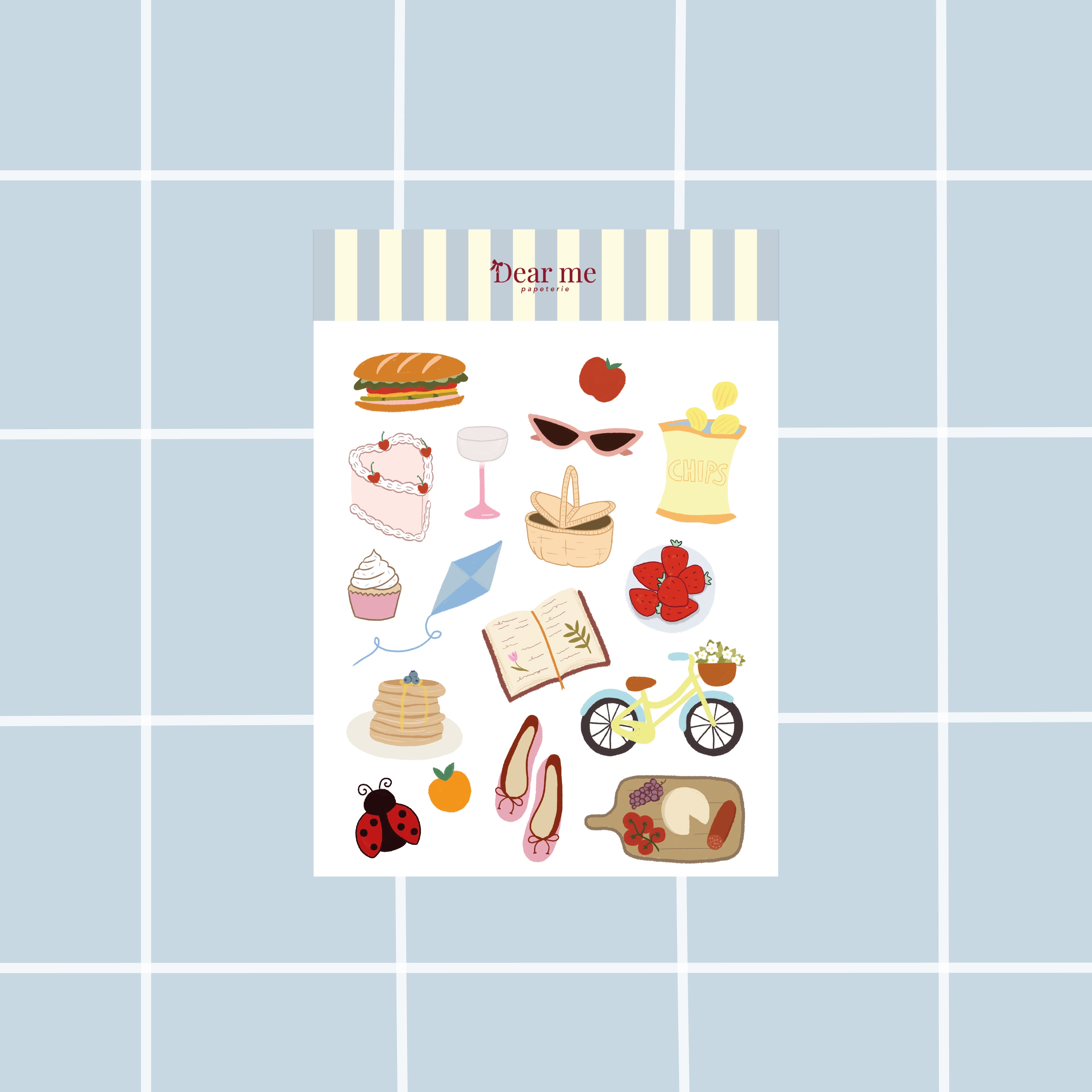 Planche stickers A5 - Picnic