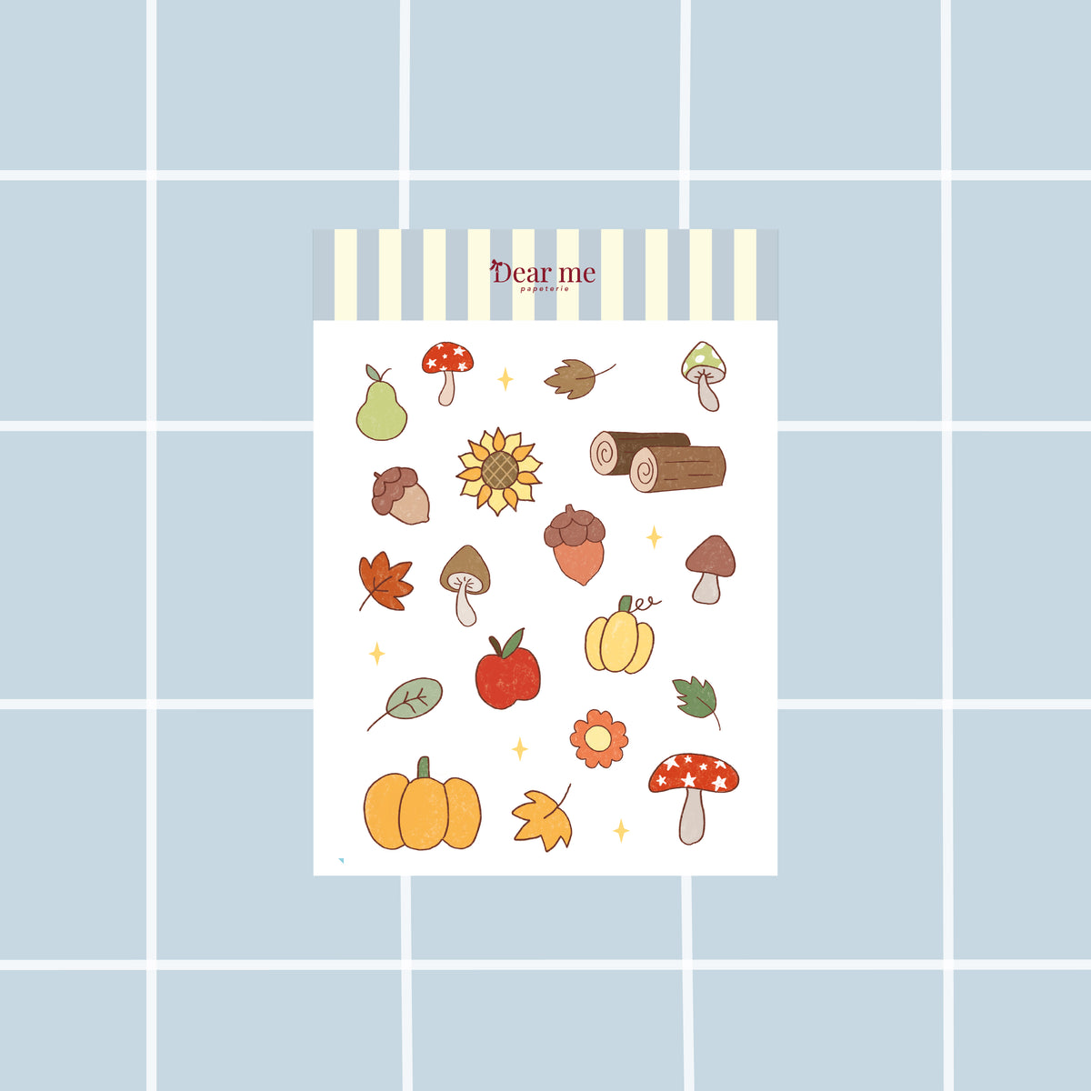 Planche stickers A5 - Forêt