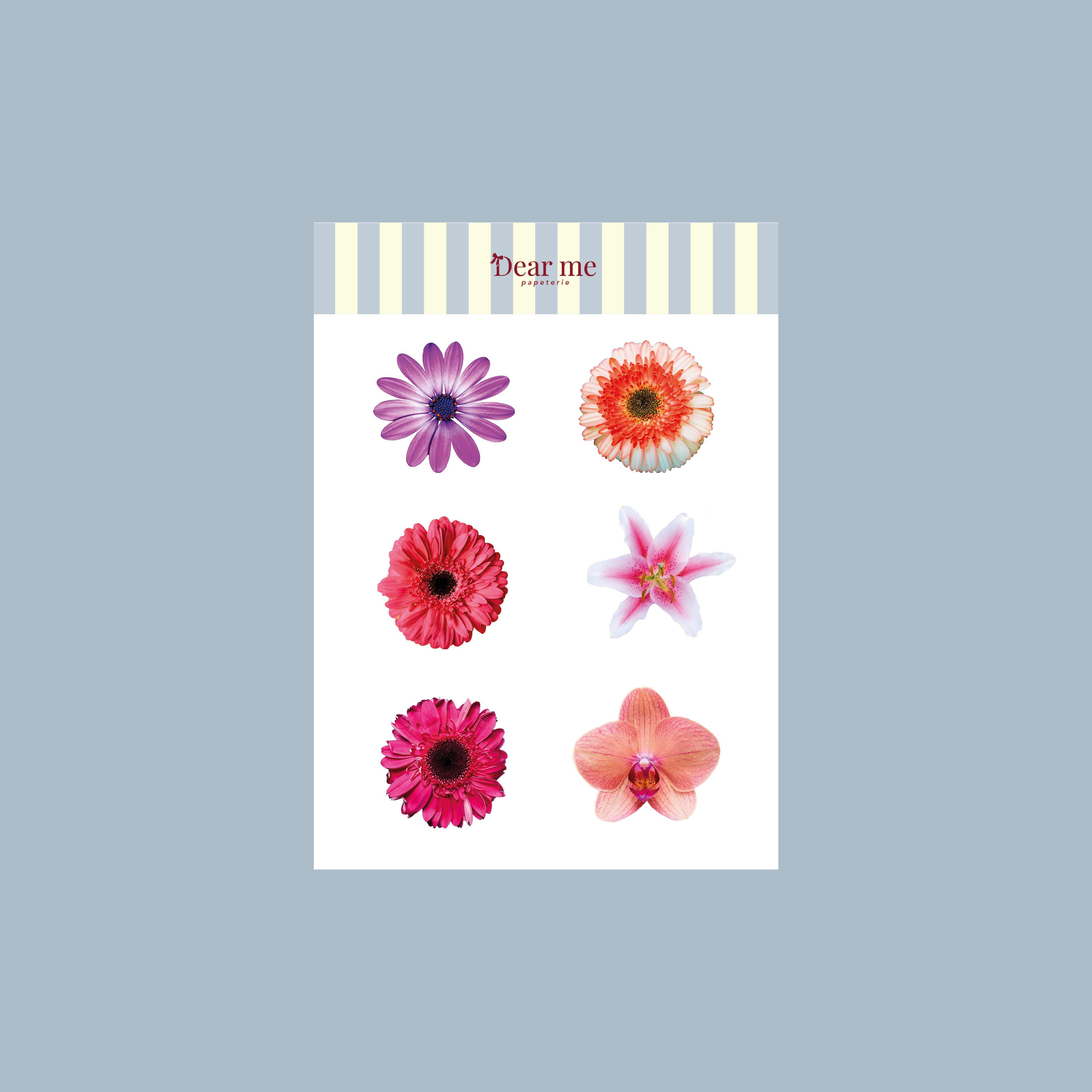 Planche stickers A6 - Fleurs 2