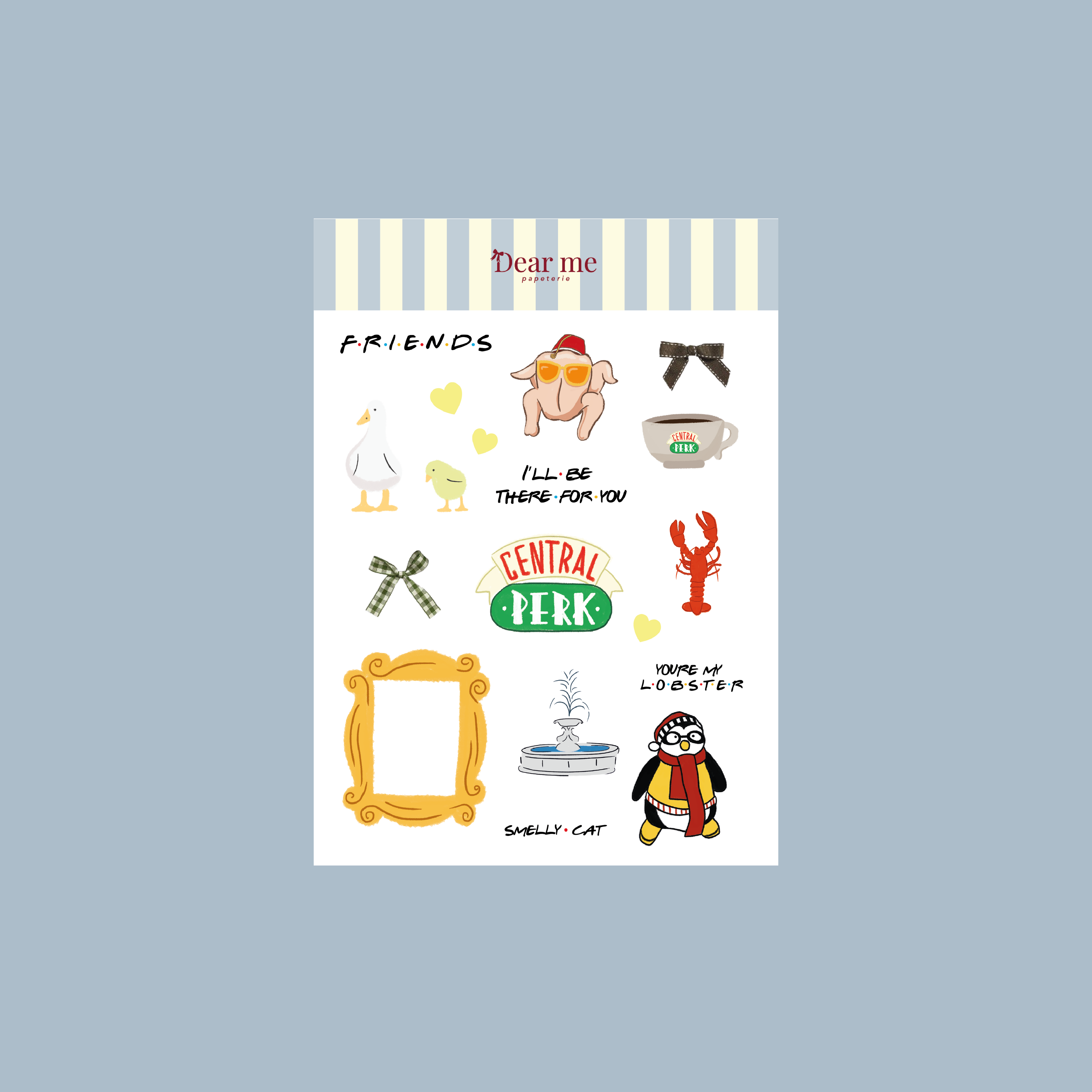 Planche stickers A5 - Friends inspiration