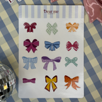 Planche stickers A6 - Noeuds design