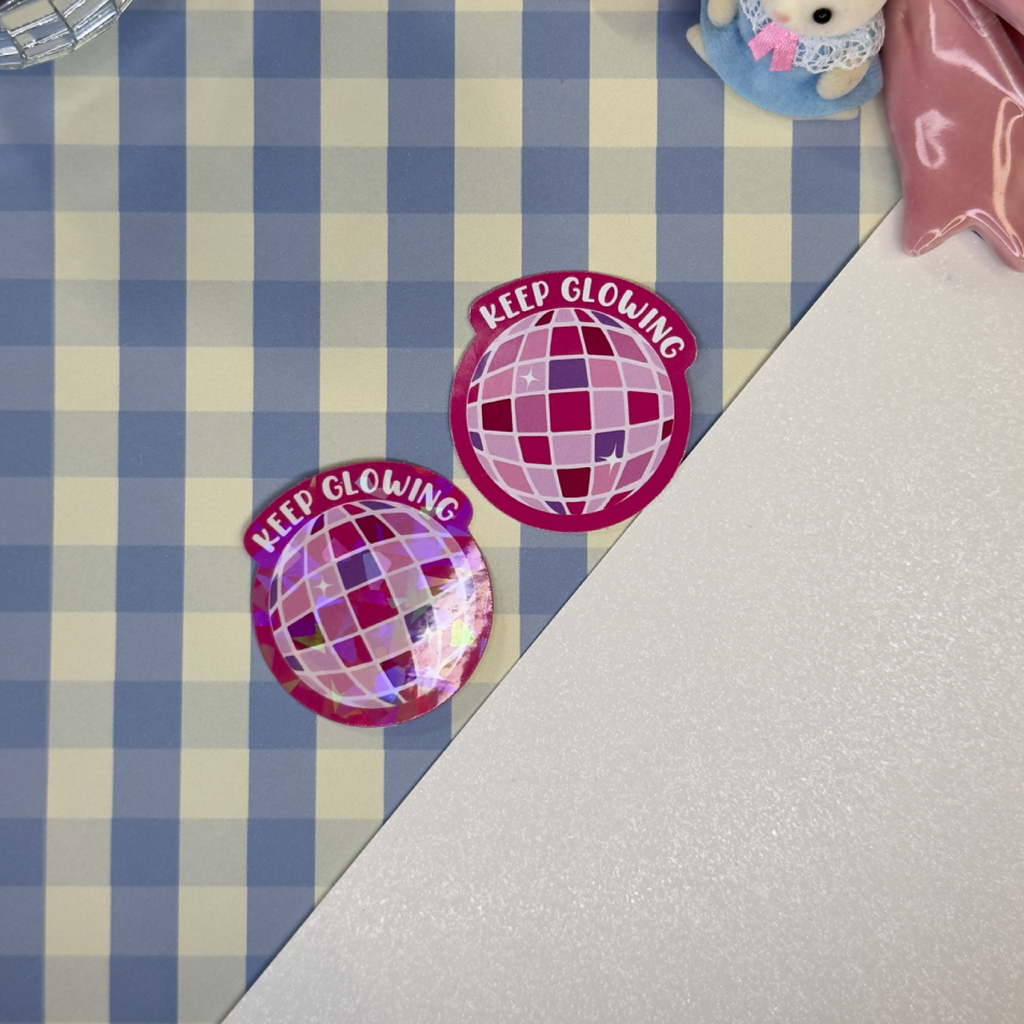 Sticker boule disco